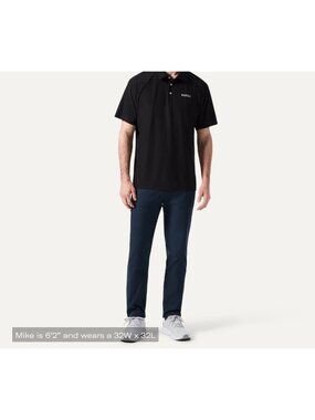 NOBULL x Public Rec 5-Pocket Navy Stretch Performance Pants Men's Size 38/34 A15
